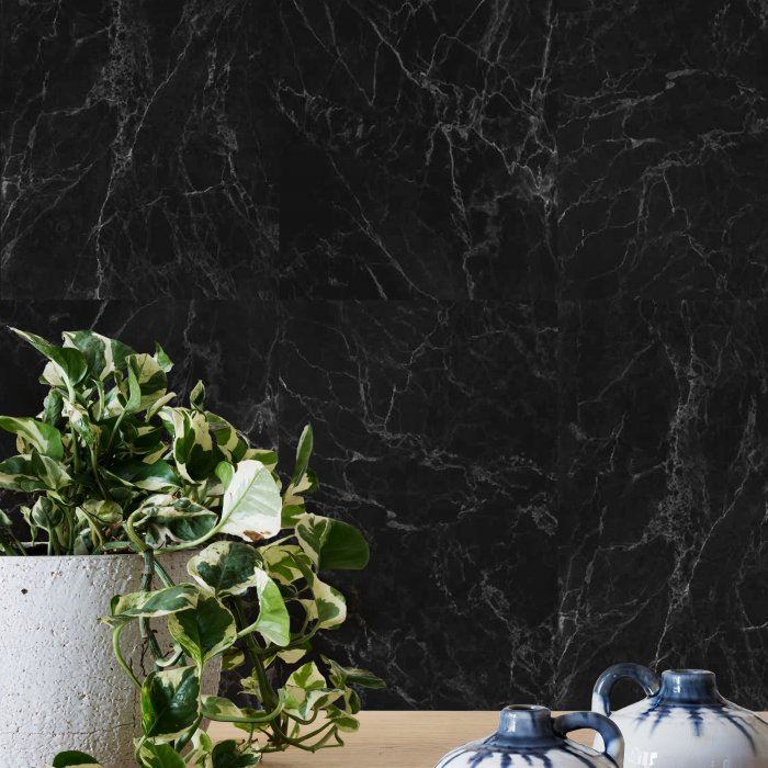 Black Raw Surfaces Marble is a digitally printed wallpaper that can be recoloured, resized and printed onto any of our wallcoverings. Wallpaper for commercial interiors, made in the UK.