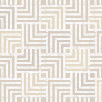 beige marble tiles large-scale geometric custom printed wall covering