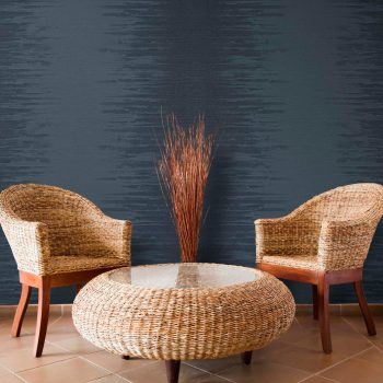 ikat print textured wide width fabric backed vinyl wall covering for commercial interiors - healthcare, hotel, hospitality, retail, marine, office.