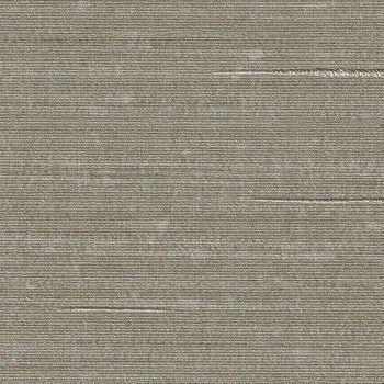 Grey textured silk wallcovering in a panelling style