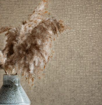textured wall covering with an organic emboss