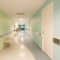 textured durable scrubbable antimicrobial wide width fabric backed vinyl wallpaper for healthcare hospital interiors