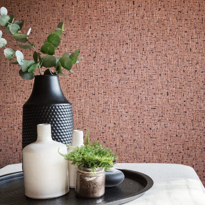 Seminato is an elegant take on the terrazzo trend, soft mineral tones, and a flecked metallic print