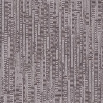 silver metallic wallcovering with deeply textured vertical stacked blocks which catch the light from every angle.