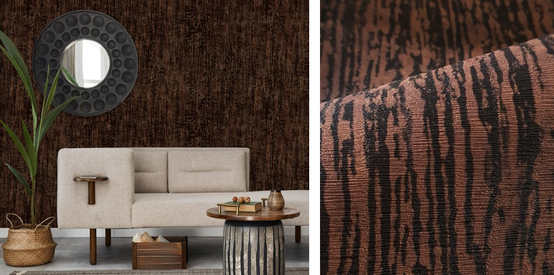 Batik - fabric backed wallcovering for commercial interiors