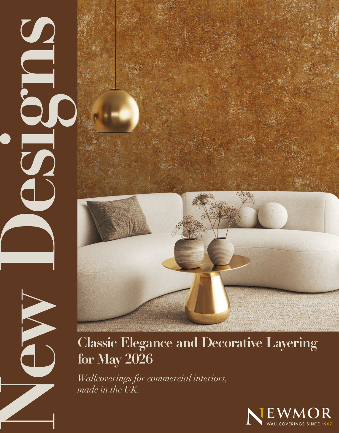 Newmor Wallcoverings - Aurelia, Canvas Luxe & Refract
